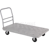 Global Industrial Structural Foam 60x30 Plastic Deck Platform Truck - 4 Wheels - 2000 Lb. Cap.