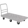Global Industrial Structural Foam 60x30 Plastic Deck Platform Truck - 6 Wheels - 2500 Lb. Cap.