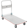 Global Industrial™ Folding Aluminum Platform Truck 48 x 24 600 Lb. Capacity