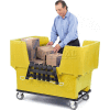 Accès facile de Dandux jaune 18 boisseau plastique Mail & boîte de camion 51166718Y-5 s avec Cargo Net