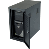Global Industrial™ CPU Enclosed Side Car Cabinet, 12"L x 22-1/2"P x 21-1/2"H, Noir