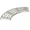 Omni Metalcraft Steel Skate Wheel Conveyor Curved Section WSHC3-24-20-90
