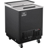 Nexel® Glass Froster, 1 portes coulissantes, 4,1 pi³, noir