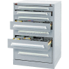 Lyon Modular Storage Drawer Cabinet DDS49303010080 Counter Height, Gray