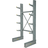 Global Industrial Single Sided Cantilever Rack Starter, 2" Lip, 48"Wx33"Dx96"H