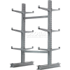 Global Industrial Double Sided Cantilever Rack Starter, 2" Lip, 48"Wx45"Dx72"H
