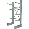 Étagère de base à un seul côté Cantilever HD (série 2000), 48 po de largeur x 38 po de diamètre x 8 pi de hauteur, 10300 cap. de lb