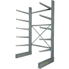 Global Industrial™ Single Sided Cantilever Rack Starter, 2" Lip, 72"Wx50"Dx120"H