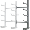 Global Industrial Single Sided Cantilever Rack Add-On, 2" Lip, 48"Wx33"Dx96"H