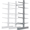 Global Industrial™ Double Side Cantilever Rack Add-On, 72"Lx83"Dx120"H