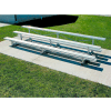 3 Row National Rep Aluminium Bleacher, 21' Long, Single Footboard