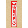 Fire Extinguisher Sign - Vertical - Vinyl