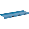 Global Industrial™ Steel Upper Shelf W / 3 Prises Duplex, 48 « L x 12 « D, Bleu