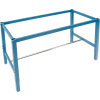Global Industrial™ Workbench Frame W/ Adjustable Leg, 69-5/8"W x 27-9/16"D, Blue