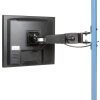 Global Industrial 10-30" Flat Panel Vesa LCD Monitor Arm, 16-3/8"W, Black