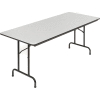 Interion® Laminate Folding Table, 6', Gray