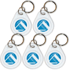 TimeTrax Prox Key Fobs, Pack of 5