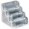 Azar Displays 252004 4-Tier Business Card Holder, 3.625" x 4"