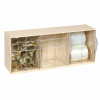 Astuce de quantique sur stockage Bin QTB303 - 3 compartiments Ivoire