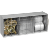 Astuce de quantique sur stockage Bin QTB303 - 3 compartiments gris