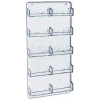 Azar Displays 252222 10-Pocket Wall Mount Business Card Holder, 8.5" x 15.75"