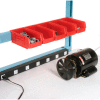 60"L Bin Rail - Blue for Pro-Line Workbench