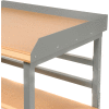 60"W X 30"D Back & End Stops - Gray