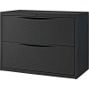 Interion® 36" Premium Lateral File Cabinet 2 Drawer Black