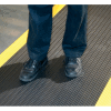 Apache Mills Soft Foot Ribbed Surface Mat 3/8" Thick 3' x 60' Black/Yellow Border