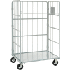 Global Industrial® Folding Truck, 1200 lb. Capacity, 43"L x 32"W x 67"H, Gray