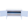 Global Industrial™ 253971BL Center Shelf pour armoire, acier, 72 « W, bleu