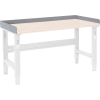 Global Industrial™ Back and End Stops For Workbench Top - 60"W x 36"D x 3"H - Gray