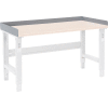 Global Industrial Back and End Stops For Workbench Top - 72"W x 36"D x 3"H - Gray