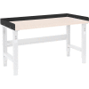 Global Industrial™ Back and End Stops For Workbench Top - 48"W x 30"D x 3"H - Noir