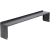 Global Industrial™ Steel Standard Riser, 72"L x 10-1/2"D, Noir