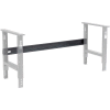 Global Industrial Workbench Steel Stringer For C Channel Adj Leg & Fixed Height, 48"W, Black