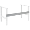 Global Industrial Workbench Steel Stringer For C Channel Adj Leg & Fixed Height, 72"W, Gray