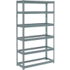 Global Industrial Extra Heavy Duty Shelving 48"W x 12"D x 84"H With 6 Shelves, No Deck, Gray
