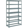 Global Industrial™ Extra Heavy Duty Shelving 48"W x 12"D x 84"H With 7 Shelves, No Deck, Gray