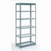 Global Industrial™ Heavy Duty Shelving 36"W x 12"D x 60"H With 6 Shelves - Wire Deck - Gray
