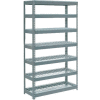 Global Industrial Extra Heavy Duty Shelving 48"W x 24"D x 96"H With 7 Shelves, Wire Deck, Gry