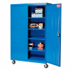 Sandusky Mobile Storage Cabinet TA4R462472 - 46x24x78, Blue
