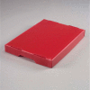 Global Industrial™ Corrugated Plastic Postal Mail Tote Lid Rouge - Qté par paquet : 10