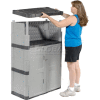 Rubbermaid® Plastic Storage Cabinet With Full Double Doors, 36"W x 18"D