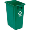 Global Industrial™ Recycling Can, 15 Gallon, Green