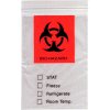 Reclosable Biohazard Specimen Bags, 3-Ply, 2 mil, 8" x 10", Clear, 1000 per Case
