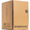 simplehuman® Trash pouvez Liner Code P - 16 gallons, 23,6 X 31,5, 1,18 Mil, blanc, Pack de 200