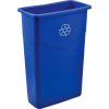 Global Industrial™ Slim Recycling Can, 23 gallons, bleu de recyclage