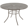 Global Industrial™ Table de café d’extérieur ronde de 48 po, maille d’acier, bronze