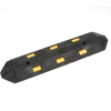 Speed Bump Recycled Rubber Concrete Installation 36"L x 10-1/2"W x 2"H